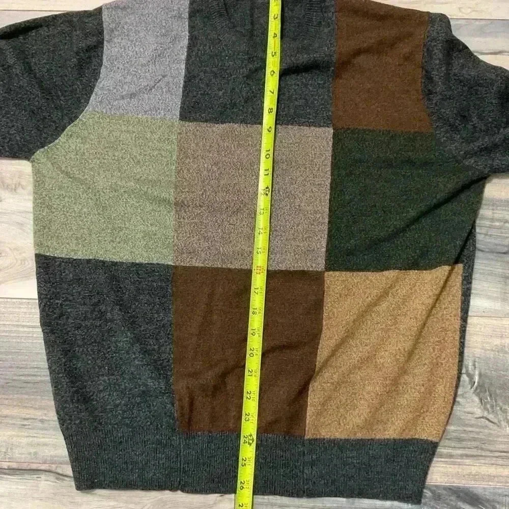 Geoffrey Beene Men’s Sweater Block design soft and stretchy Men’s Long sleeve Sw - Picture 6 of 6